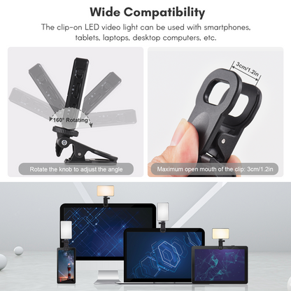 Portable Light Clip Accessory (does not include light)